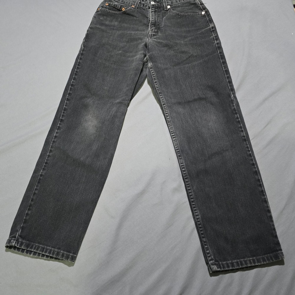 Vintage Levi's 550 Jeans Mens 30x30 (28x29) Black Relaxed Fit Tapered Leg 2001